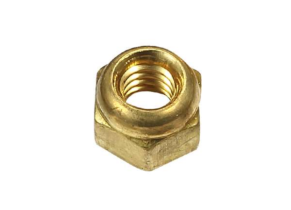 Acorn Nut Brass Open Acorn Nut ( Nickel Plated ) <br/>1 / 4" X 7 / 16"
